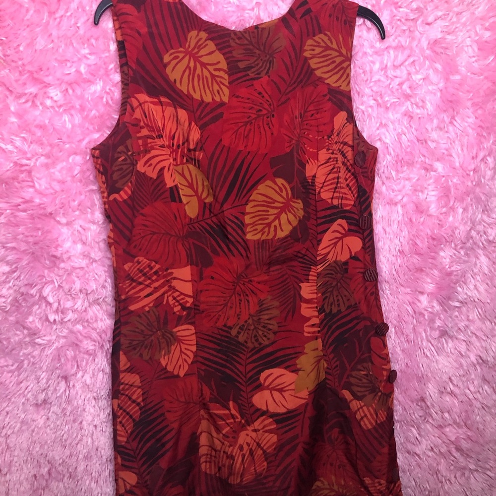 Knee length vintage Hawaiian print Dress 🌺